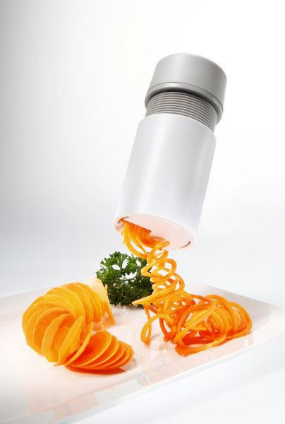 GSD "Veggie" Groentesnijder en spiraalsnijder, wit, VE: 12 stuks, 30 422