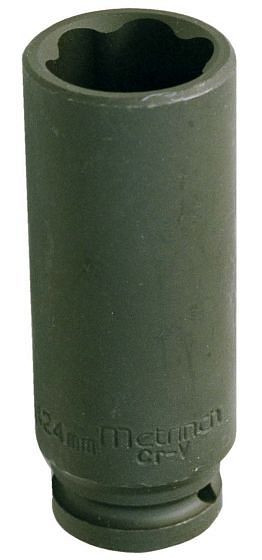 Metrinch 1/2" Krachtdop lang 28mm en 1 1/8", MET-2268