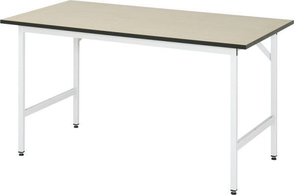 RAU Jerry serie werktafel (3030) - in hoogte verstelbaar, MDF plaat, 1500x800-850x800 mm, 06-500F80-15.12