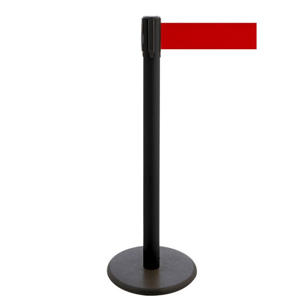 Stein HGS HGS personengeleidingssysteem -P-Line Premium-, zwart, rood, met magnetisch banduiteinde, bandlengte: 3,8 m, 34241j-0104