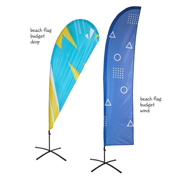 Showdown Displays Beachflag Budget Wind en Drop extra groot, BFB-XL