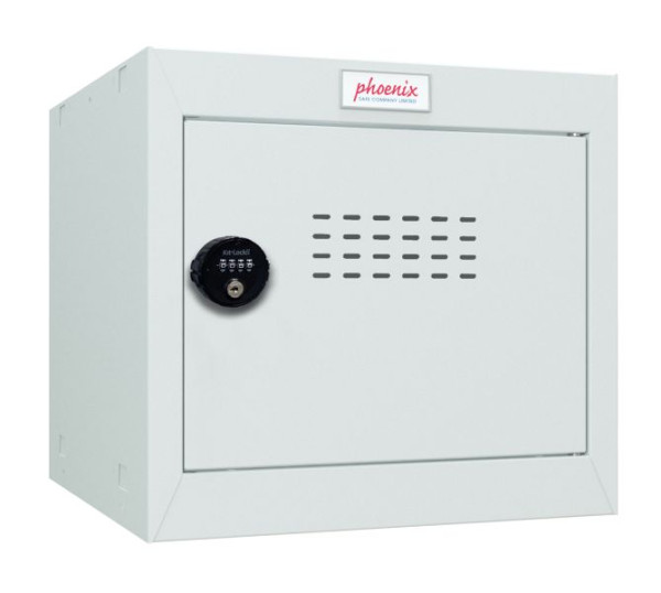 Phoenix CL-serie maat 1 kubuskast in lichtgrijs met combinatieslot, CL0344GGC
