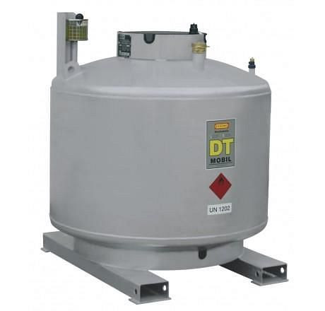 Cemo dieseltank mobiel 980l, enkelwandig gelakt, 8586