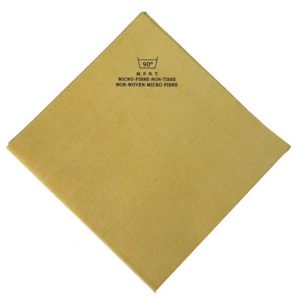 De Witte Non Woven microvezeldoek 40 x 38 cm geel - 140 g ECO, PU: zak van 5 stuks, 370.000.001