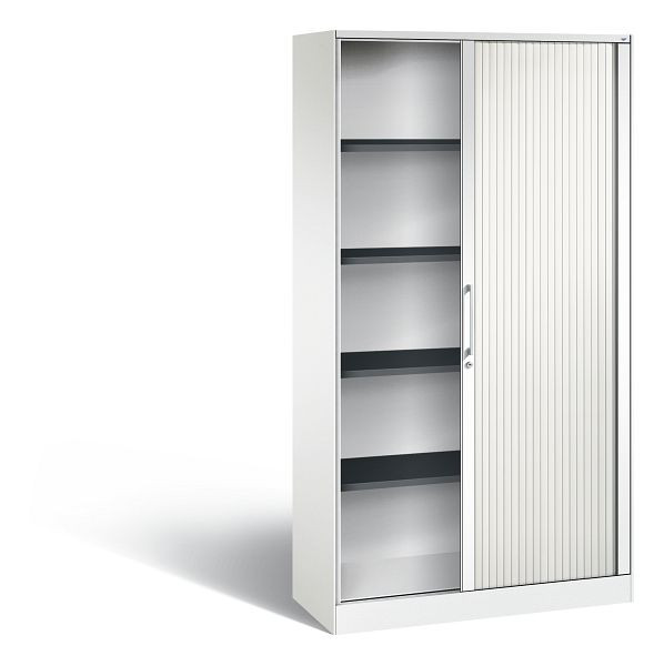 C+P rolluikkast Asisto, H1980xB1000xD435mm, kleur: verkeerswit, beugelgreep, 5 niveaus, 143002-000 S10061