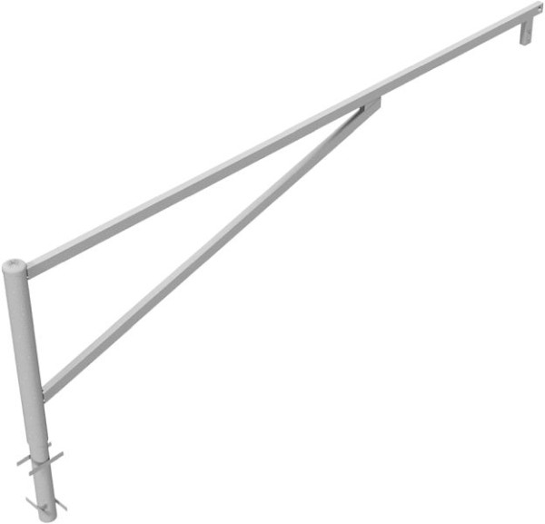 Schake draaihek, om in beton te plaatsen, thermisch verzinkt, dagbreedte: 3500 mm, met profielcilinderslot, 413_350Z