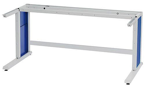 Bedrunka + Hirth workergo onderstel C-poot, elektrische hoogteverstelling 1 motor, afmetingen in mm (BxD): 1250 x 750, C125E175G