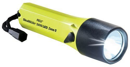 DENIOS staaf- en helmlamp 2410-Z, met heldere LED, geel, Ex zone 0, 173-889