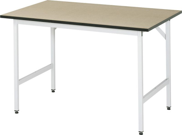 RAU Jerry serie werktafel (3030) - in hoogte verstelbaar, MDF plaat, 1250x800-850x800 mm, 06-500F80-12.12