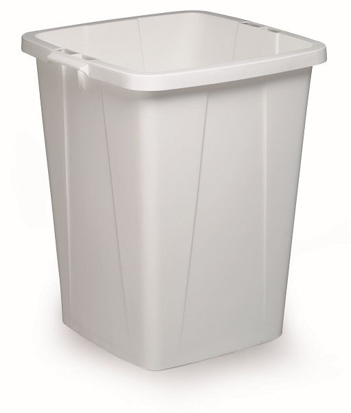 DURABLE afvalbak DURABIN 90, wit, 6 stuks, 1800474010