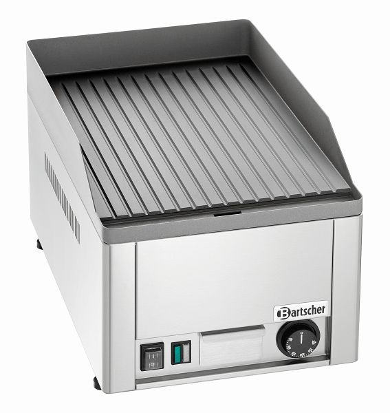 Bartscher bakplaat GDP 320E, gegroefd, 370035