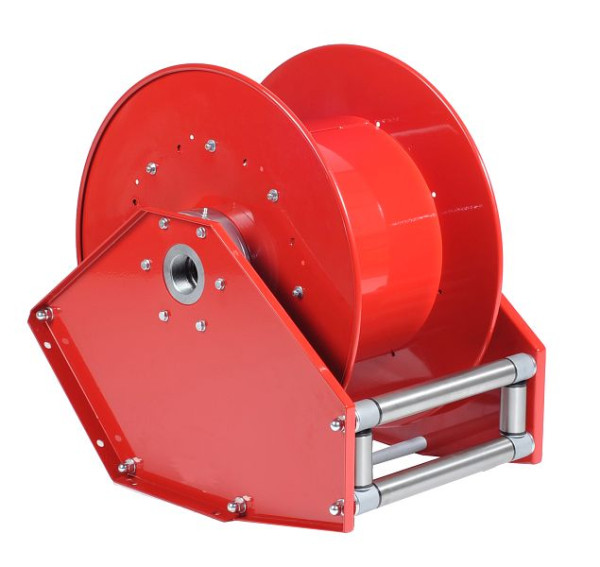 Ebinger slanghaspel ASR 100, capaciteit 10m - 50mm ID / 15m - 40mm ID slang, RVS, 2.602.100