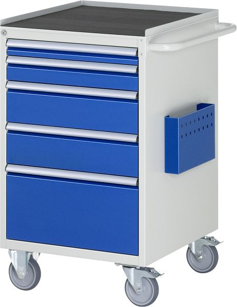 RAU montagewagen serie 7000, metalen steun (1xH60, 1xH90, 2xH150, 1xH270 mm), 5 x lade maat L, 580x975x650 mm, 05-L5.2A-MT.11