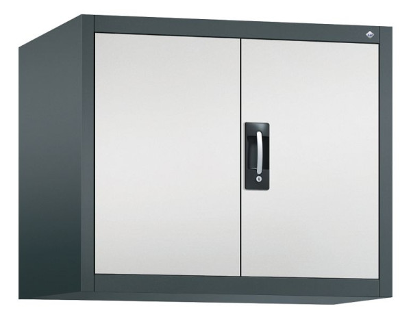 C+P bovenkast Acurado, H790xW930xD600mm, kleur: antracietgrijs/lichtgrijs, verzonken handgreep, 9295-009 S10008