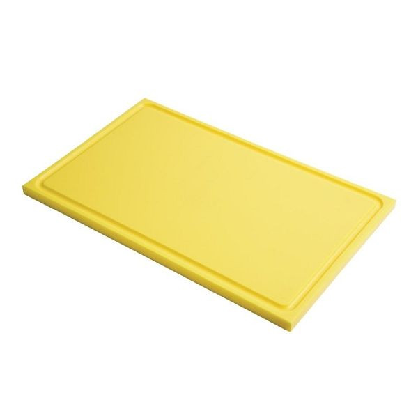 Gastro M snijplank met sapgroef GN1/1 geel, GN333
