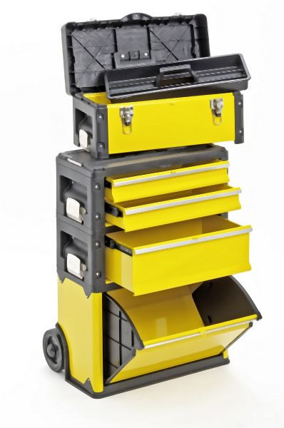 Metra Werkzeugtrolley, 4-fach 1k.1.2.1 gelb, 10503