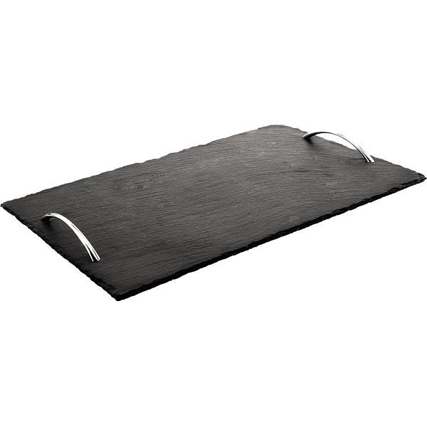 Stalgast fingerfood leisteen bord met handgrepen GN 1/2, 325 x 265 x 5 mm (BxDxH), BB4104012
