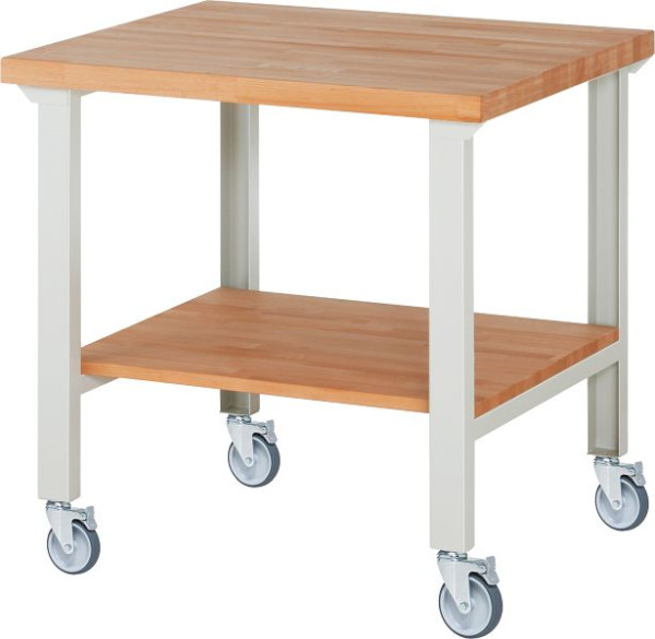 RAU verrijdbare werkbank 7000-7, 1000x900x1000mm, 4 zwenkwielen, 05-7000-7-109B4S4.12
