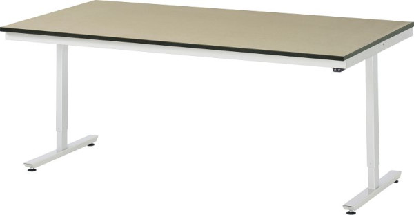 RAU werktafel serie adlatus 150 (elektrisch in hoogte verstelbaar), MDF werkblad, 2000x720-1120x1000 mm, 08-AT-200-100-F