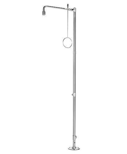 B-SAFETY lichaamsdouche, roestvrij staal, vloermontage, BR 830095/75 l, 305268