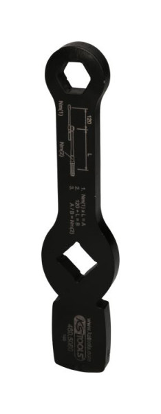 KS Tools 3/4" inbussleutel met 2 slagvlakken, 18 mm, 460.5060