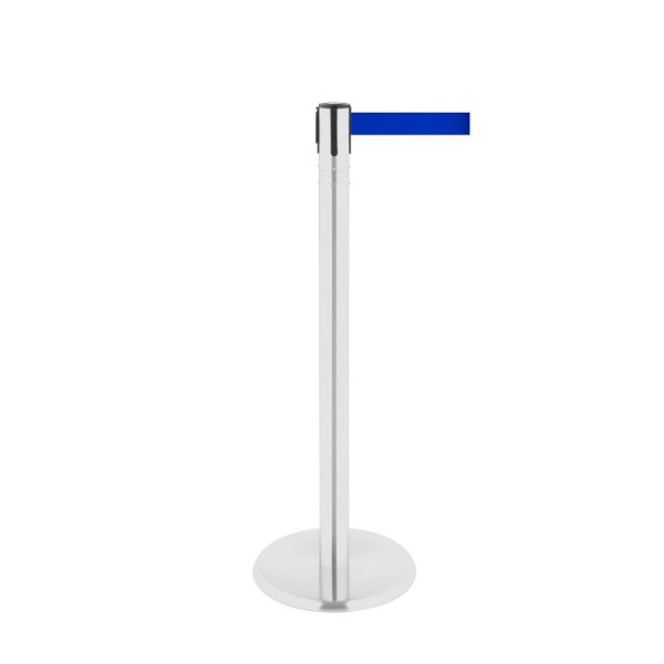 Stein HGS HGS personengeleidingssysteem -P-Line 360-, metaal, wit gecoat, blauw, met riemeindstuk (standaard), riemlengte: 4 m, 40019-0202