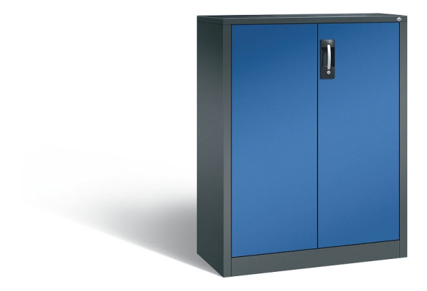 C+P gereedschapskast Acurado, H1200xW930xD400mm, kleur: antracietgrijs / gentiaanblauw, verzonken handgreep, 8520-000 S10106