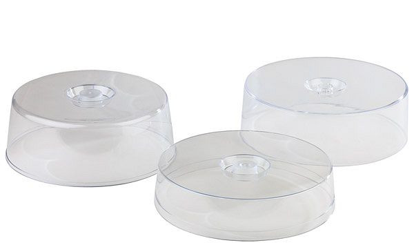 APS vershoudkap, Ø 30 cm, hoogte: 11 cm, polystyreen, geschikt voor taartborden, 06501
