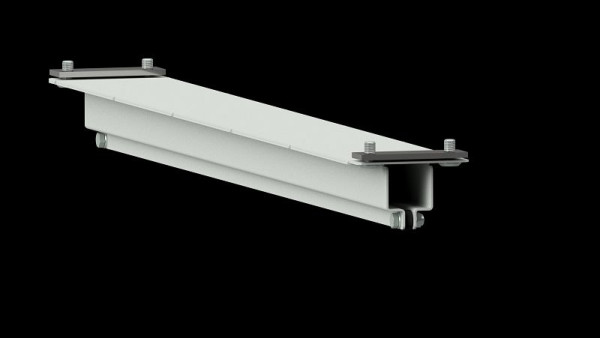 ANKE werkbanken, apparatuur draagrail, systeemopbouw, 783 x 88 mm (AM 764), RAL 7035, 960.920
