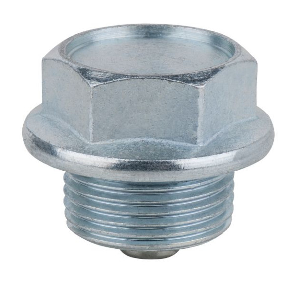 KS Tools olieaftapschroef, buitenzeskant 24mm, M22x1,5x14mm, verpakking van 10, 430.1187