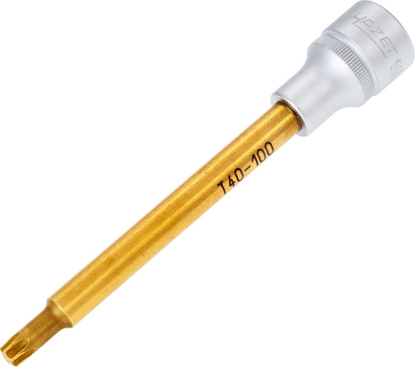 Hazet schroevendraaierdop TORX®, hol vierkant 12,5 mm, binnen TORX® profiel, T40, extra lange versie, 992SLG-T40