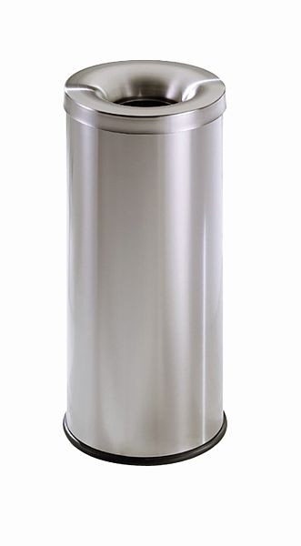 Afvalbak FIRE EX ITALY STYLE roestvrij staal, Ø 250 x H 600 mm, 390902