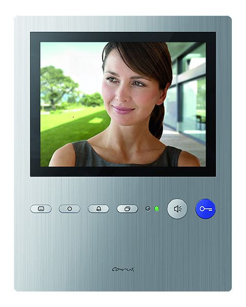 TCS video binnenstation voor handsfree serie Carus PENTA, opbouw zilver, CAI2300-0150