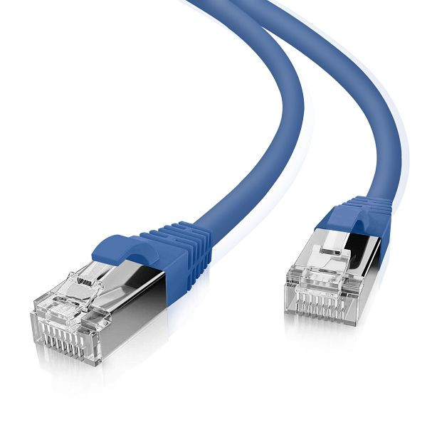 Helos patchkabel SF/UTP Cat 5e blauw 5,0m, 117810
