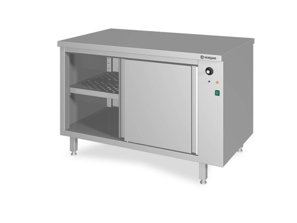 Stalgast verwarmingskast met schuifdeuren 1000x600x850 mm zonder opstand, VWS10600