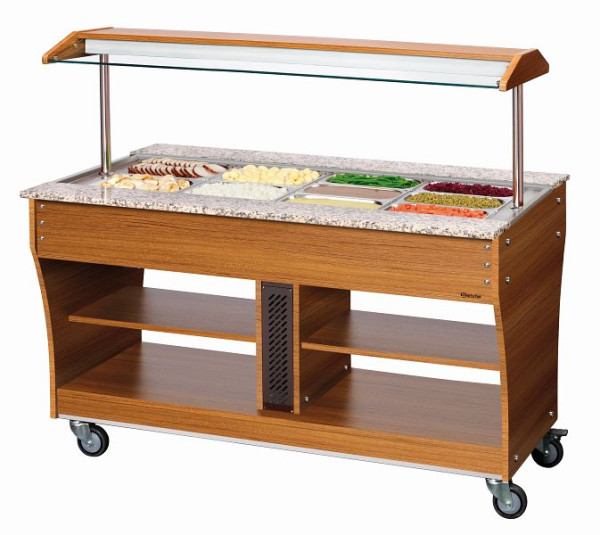 Bartscher buffetwagen, warm, 4x 1/1GN, 125628