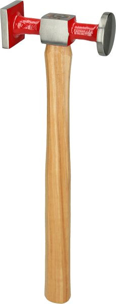 KS Tools body standaard hamer, groot rond/vierkant/gebogen, 325mm, 140.2134
