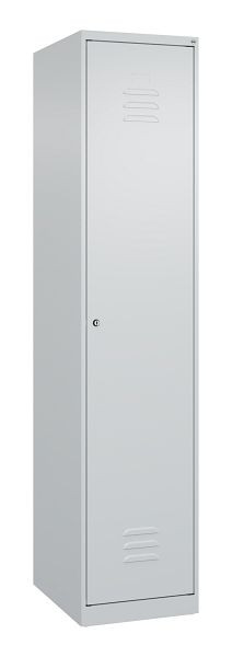 C+P luierkluis Classic PLUS met middenwand, 1850x400x500mm, 7035/7035, cilinderslot, 080000-12F S10018