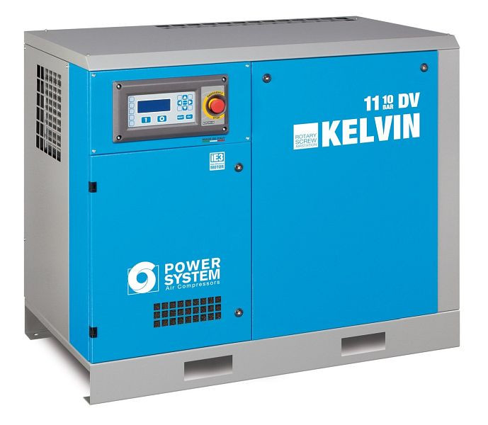POWERSYSTEM IND schroefcompressor industrie, KELVIN 11-10 DV met variabel toerental, 20140932