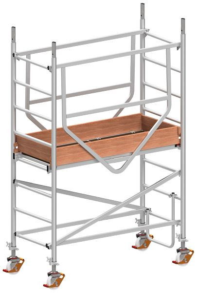 HYMER ADVANCED SAFE-T rolsteiger volgens DIN EN 1004, module 1, framedeelbreedte 0,72 m, platformlengte 1,58 m, reikhoogte 3,25 m, 707003