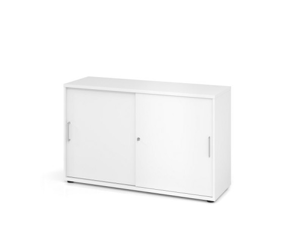 Hammerbacher schuifdeurkast 1752S BS, 2 OH, romp: wit / voorkant: wit, 120 x 40 x 74,8 cm (BxDxH), V1752S/W/W/BS