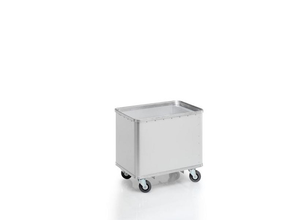 Gmöhling verende vloerwagen geanodiseerd G®-ERGO D 1408 / 180 Classic, 180 l, 022140807