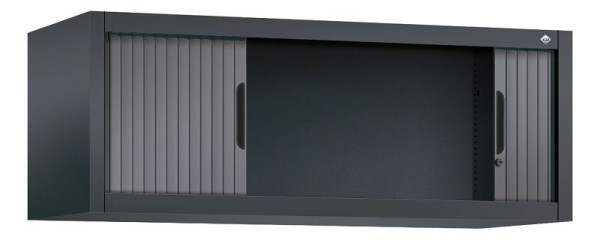 C+P rolluikkast Omnispace, H450xB1200xD420mm, kleur: zwart-grijs, verzonken greep, 3263-00 S10045