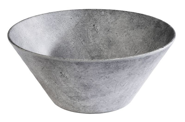 APS schaal -ELEMENT-, Ø 28 cm, hoogte: 12 cm, melamine, kleur: betonlook, 3 liter, 84829