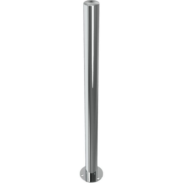 Stone HGS afzetpaal -Bollard-, vast, voor pluggen, met voetplaat Ø 120 mm, zonder ogen, 4062p