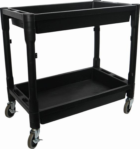 Kunzer onderdelenwagen van kunststof met 4 wielen, 7TW02