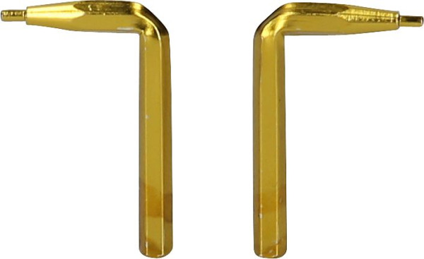 KS Tools puntenpaar voor griptang met dubbele scharnier, 1,0 mm, 90° gebogen, 500.7018