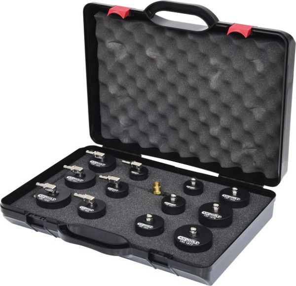 KS Tools Turbocharger bajonet laadluchtsysteem testkofferset, 13-delig, 150.1825