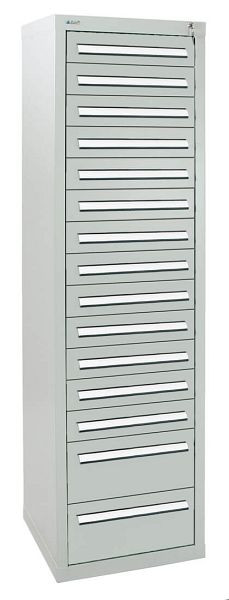 stumpf ladekast serie T-100 / 35-5, RAL 7035/7035, 15 laden (13x100, 2x200mm), 8155707