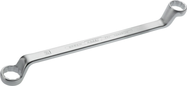 Hazet dubbele ringsleutel, buiten dubbel zeskant profiel, 24 x 27 mm, 630-24X27